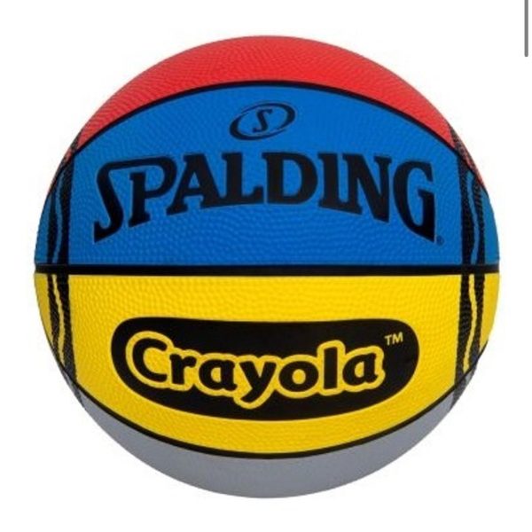 Spalding x Crayola Core Rubber Basketball-Size 5